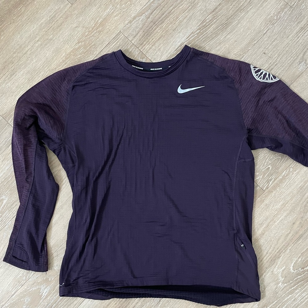 Soulcycle x nike running long sleeve. Waffle textured